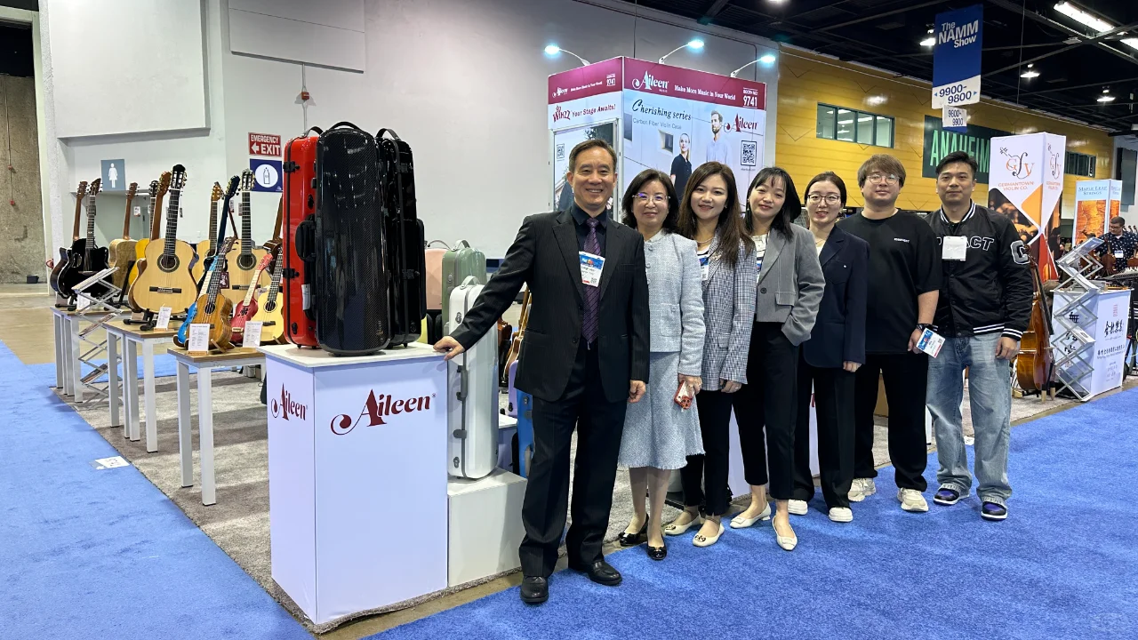 爱韵乐器参加2024美国NAMM SHOW 乐器展览会