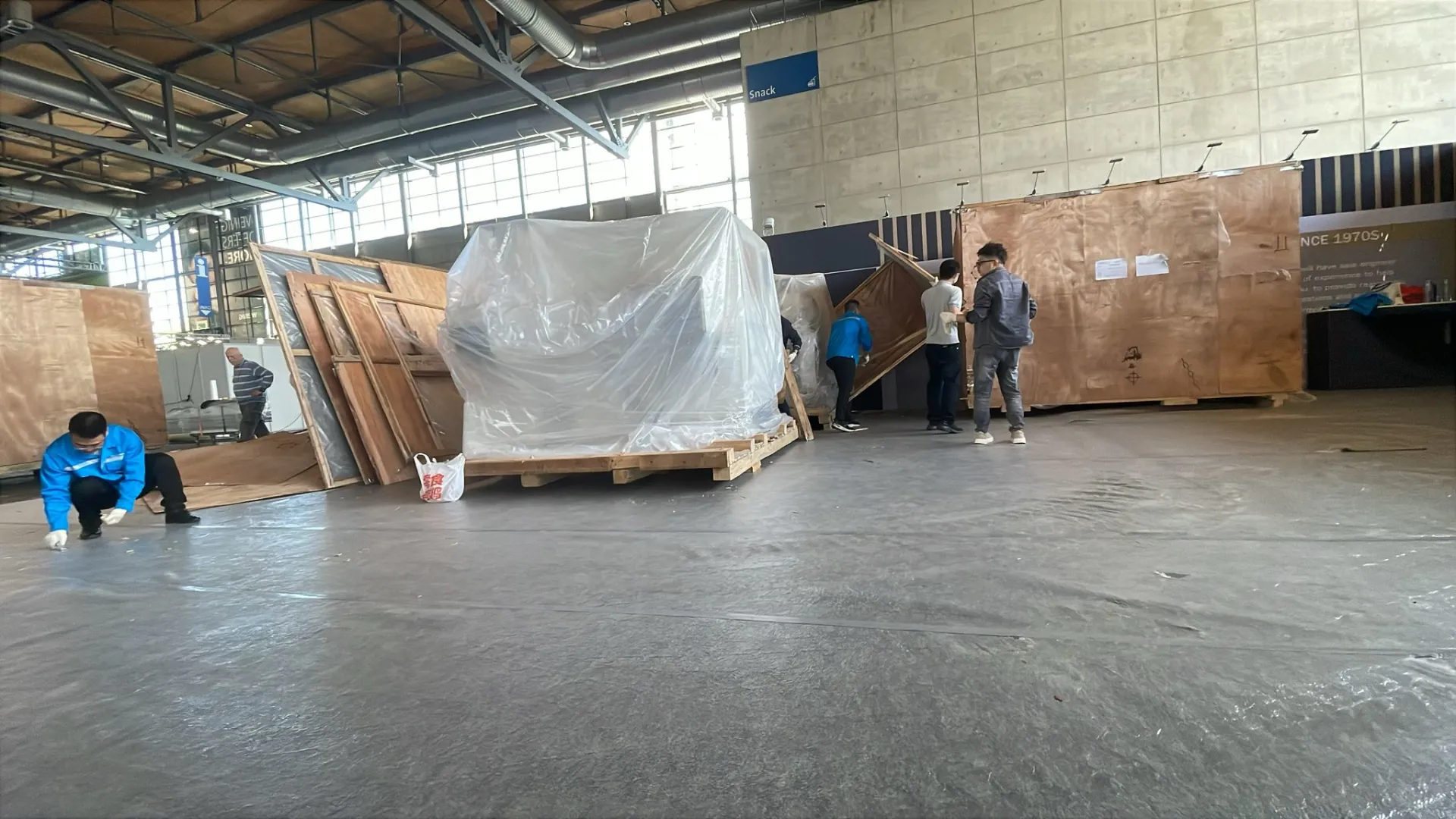 ??德国汉诺威LIGNA木工展展会工作中