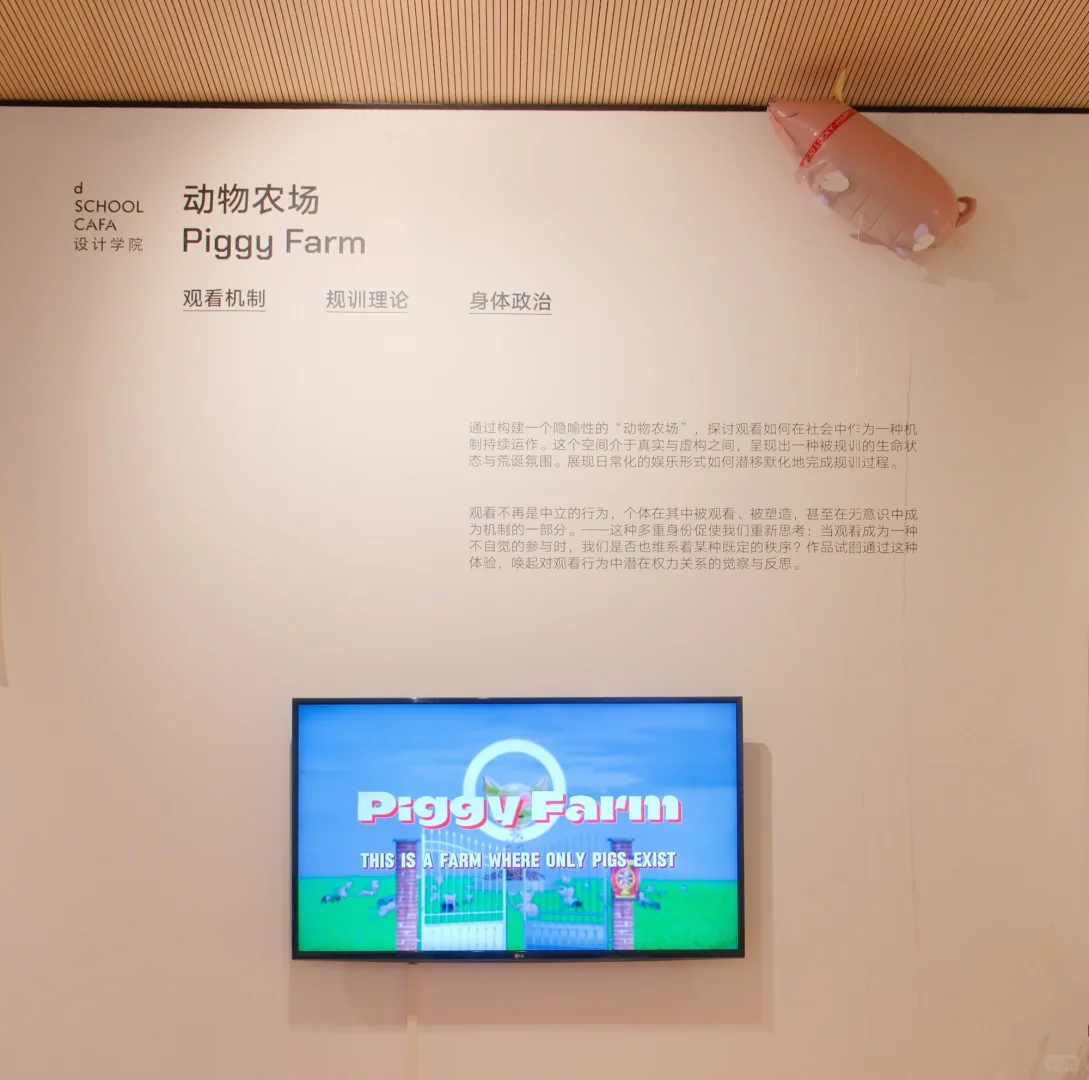 央美毕设猪猪展的作品阐述?