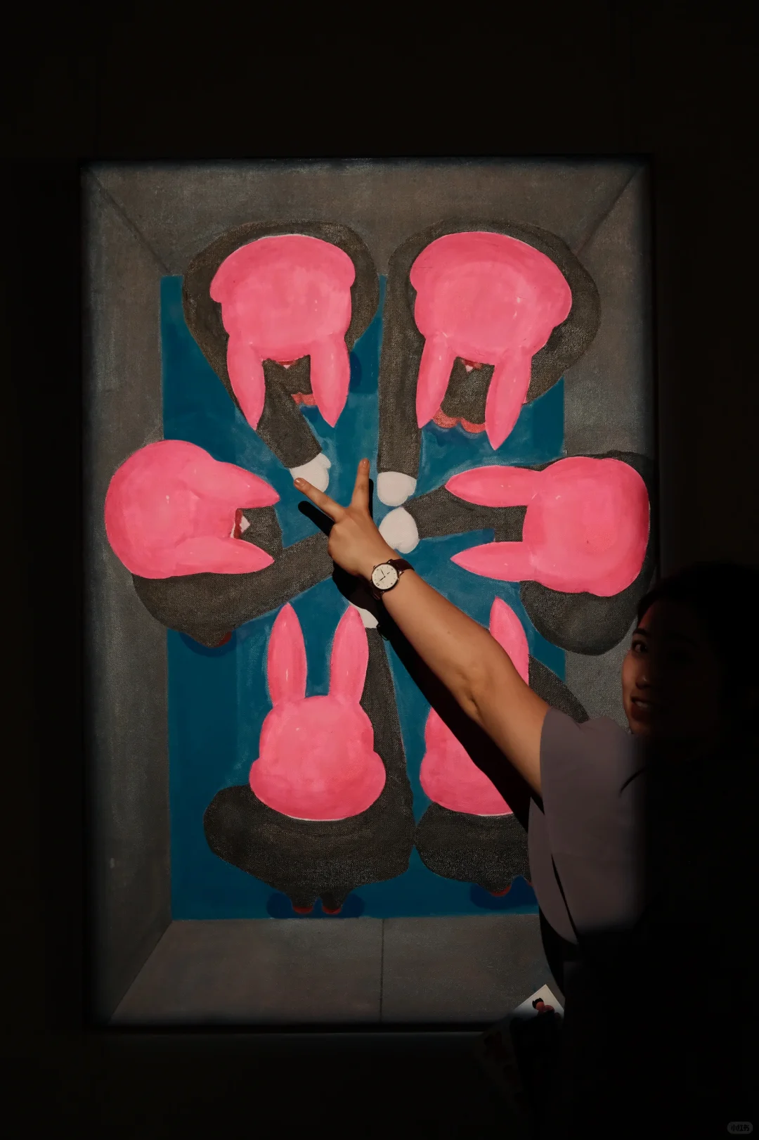 我估计去这看画展的都是去拍照的?