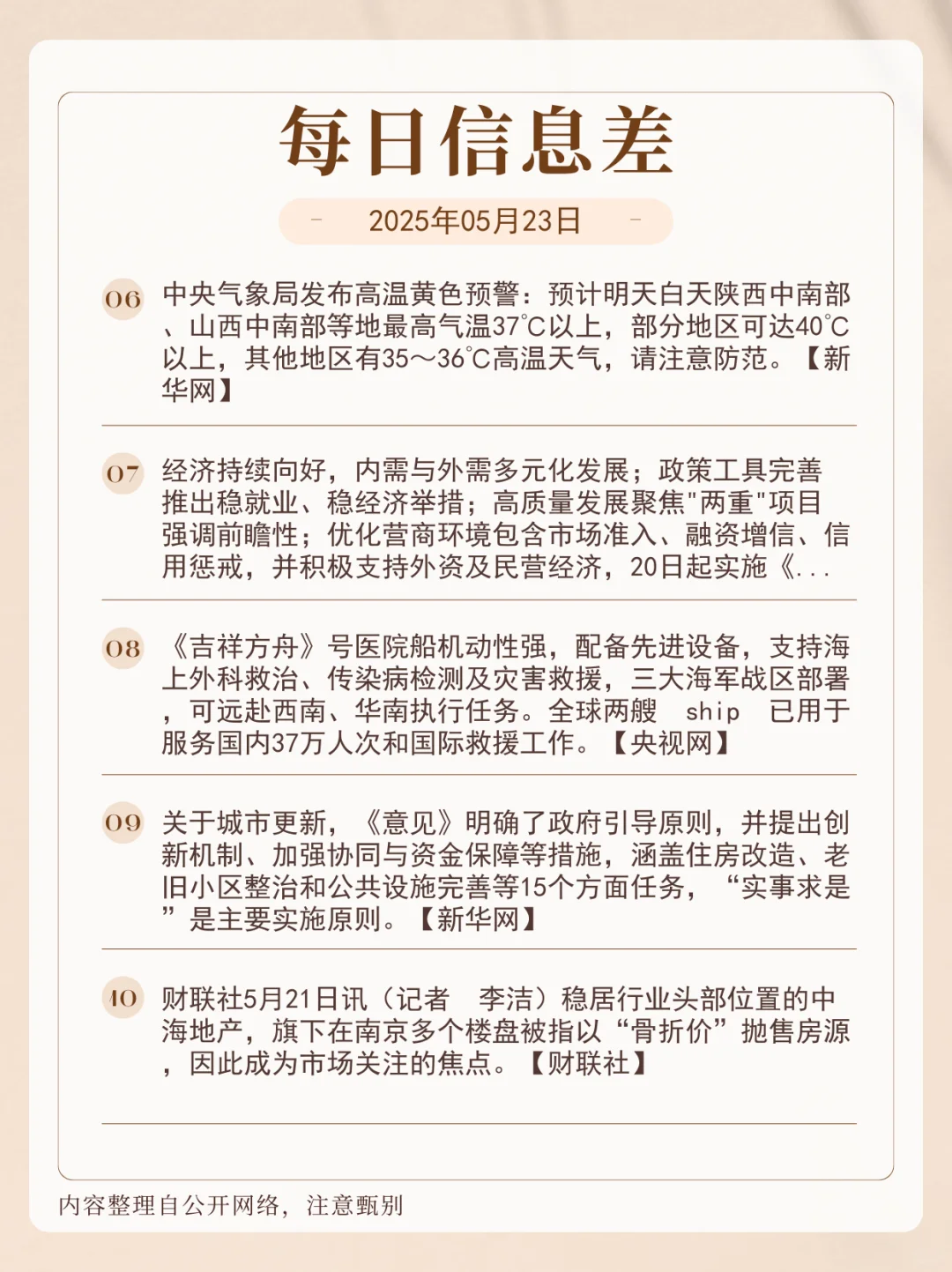 2025年05月23日信息差