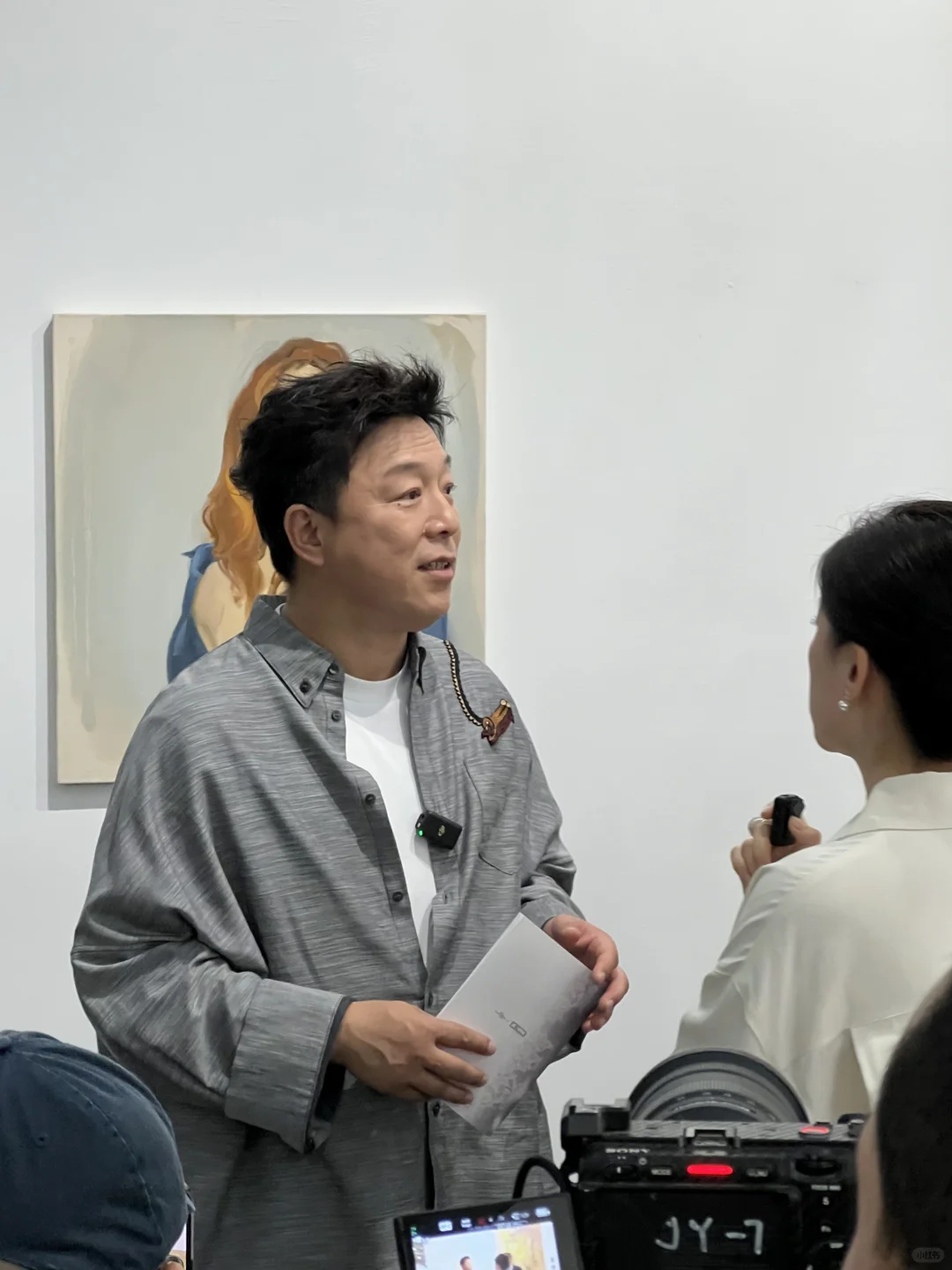 北京看展｜在艺博会偶遇“渤哥”和朱珠啦！
