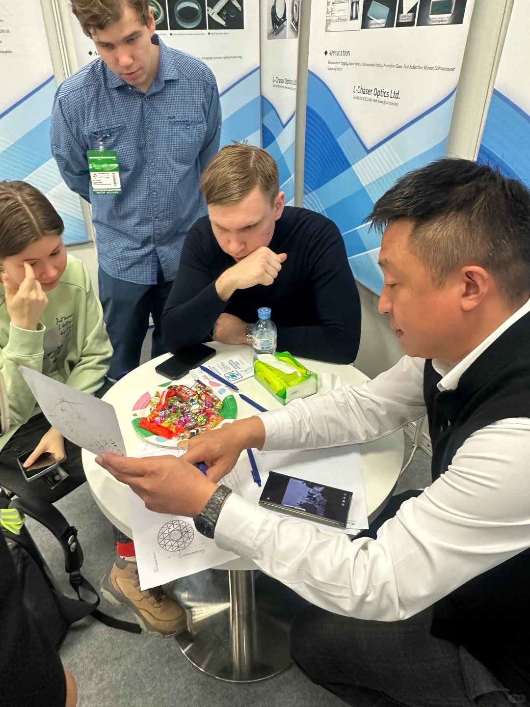 ??莫斯科光电展遇神仙老板！明年还要来！