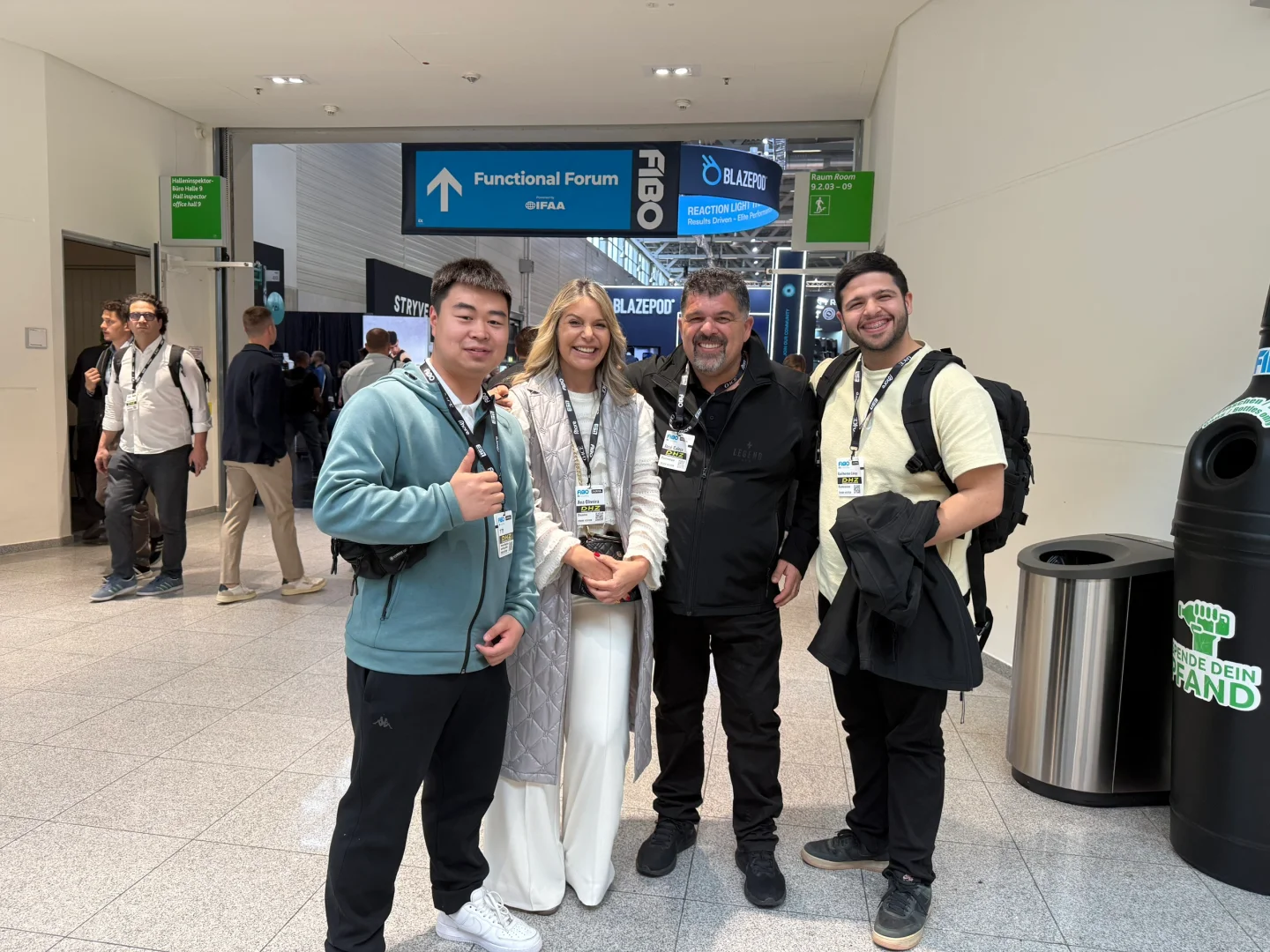 打卡德国展会 出国学习经验拜访客户！