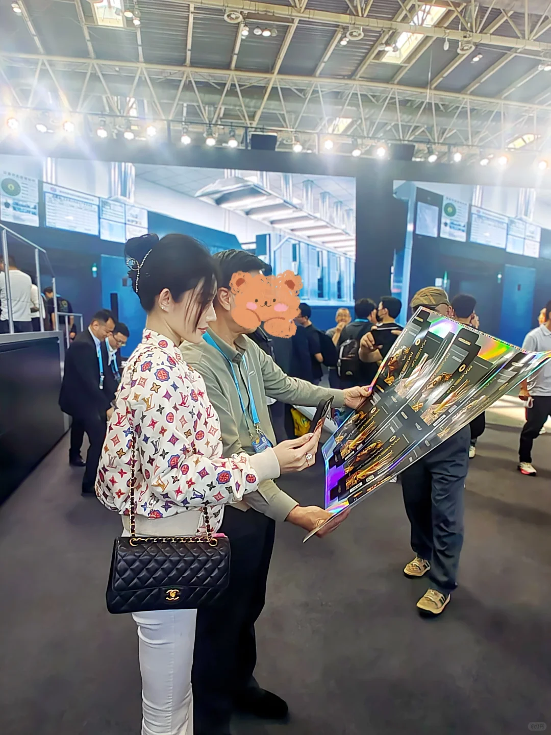 代表家里参加北京国际印刷展，直播间3000人