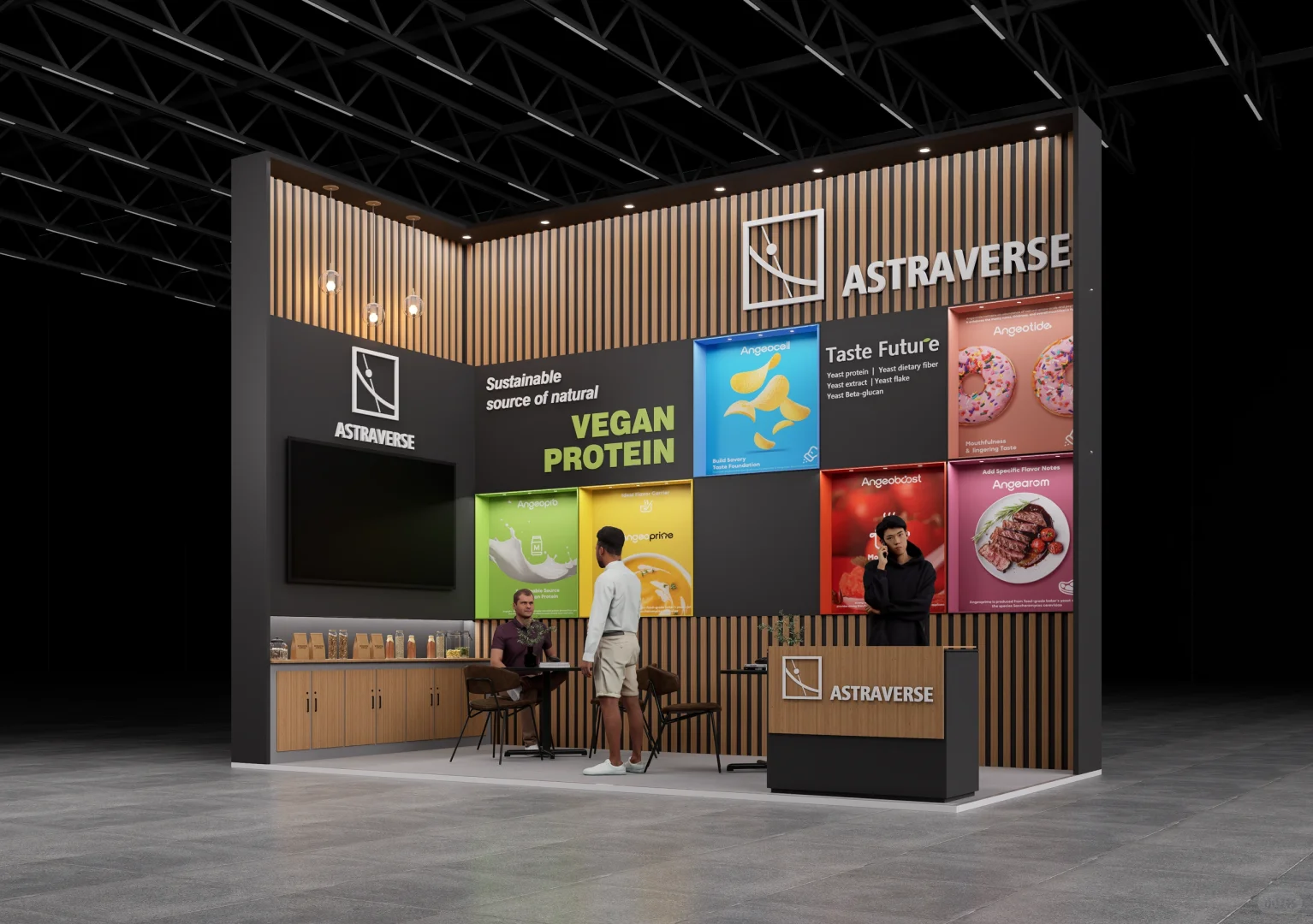 展台设计搭建 | 美国食品原料展会