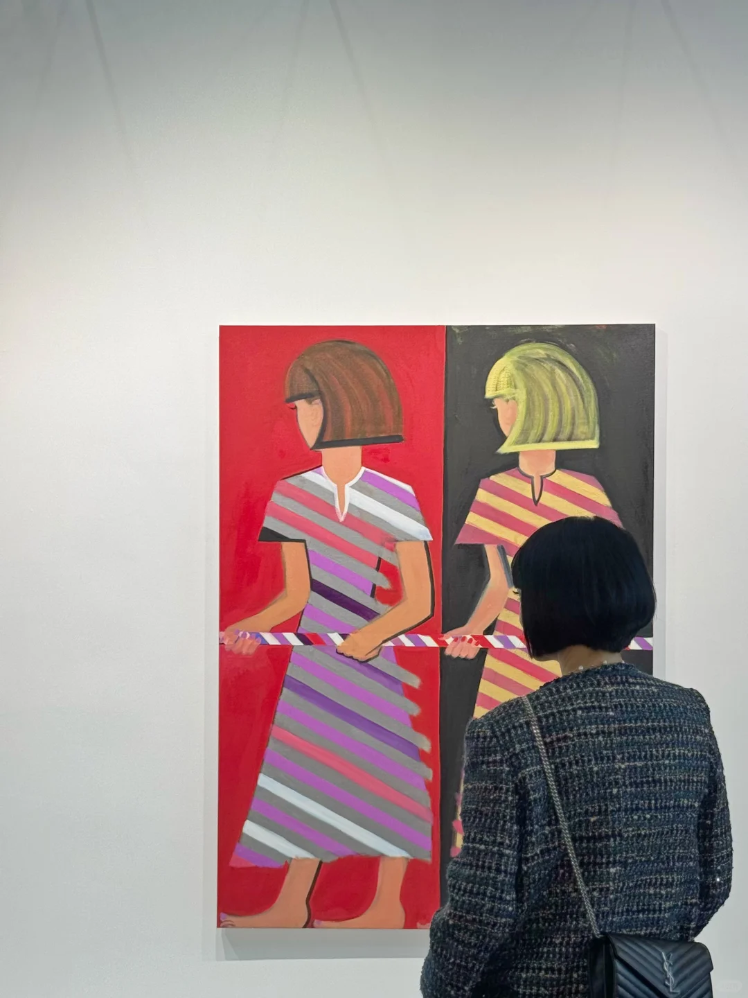 赶艺术大集,遇到申玲老师❤️