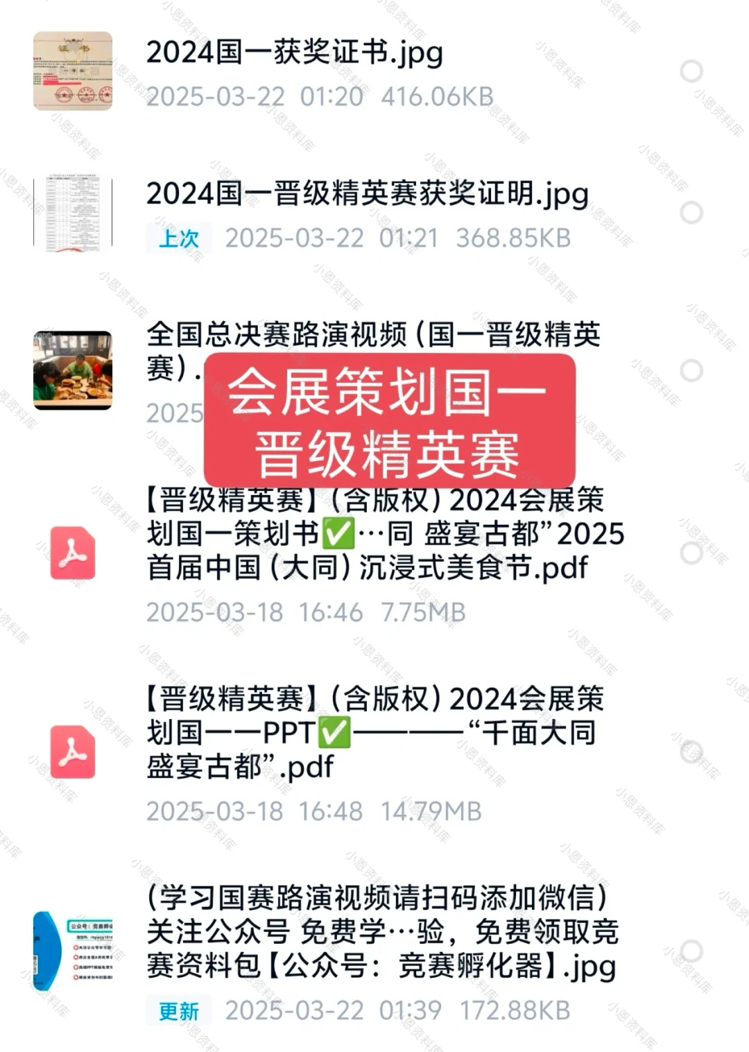 商挑文旅与会展 会展项目策划-精英赛国一