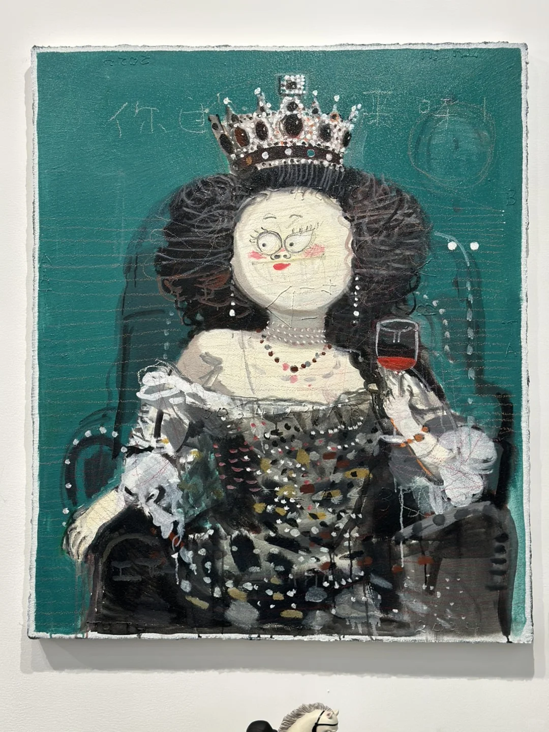 赶艺术大集,遇到申玲老师❤️