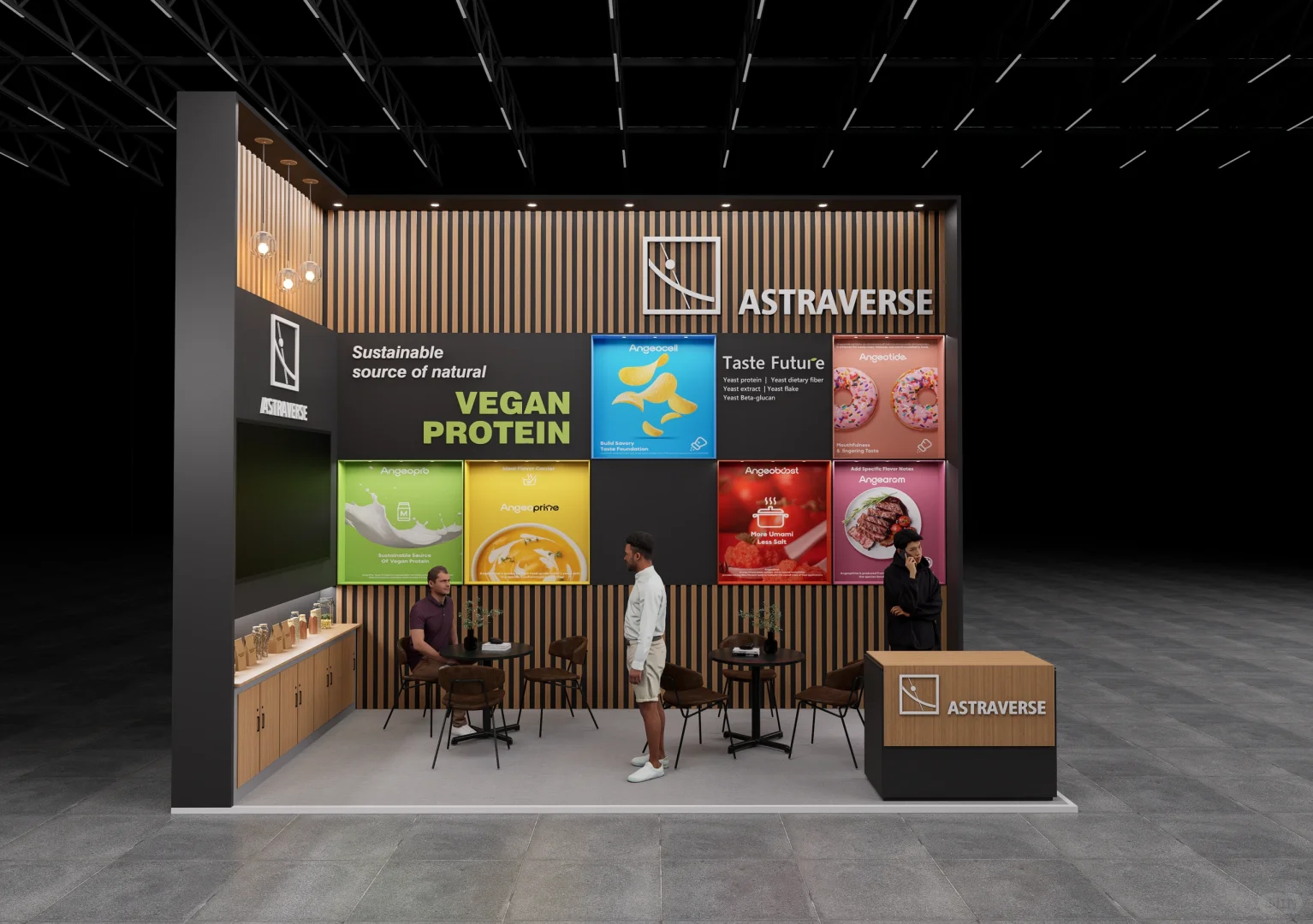 展台设计搭建 | 美国食品原料展会