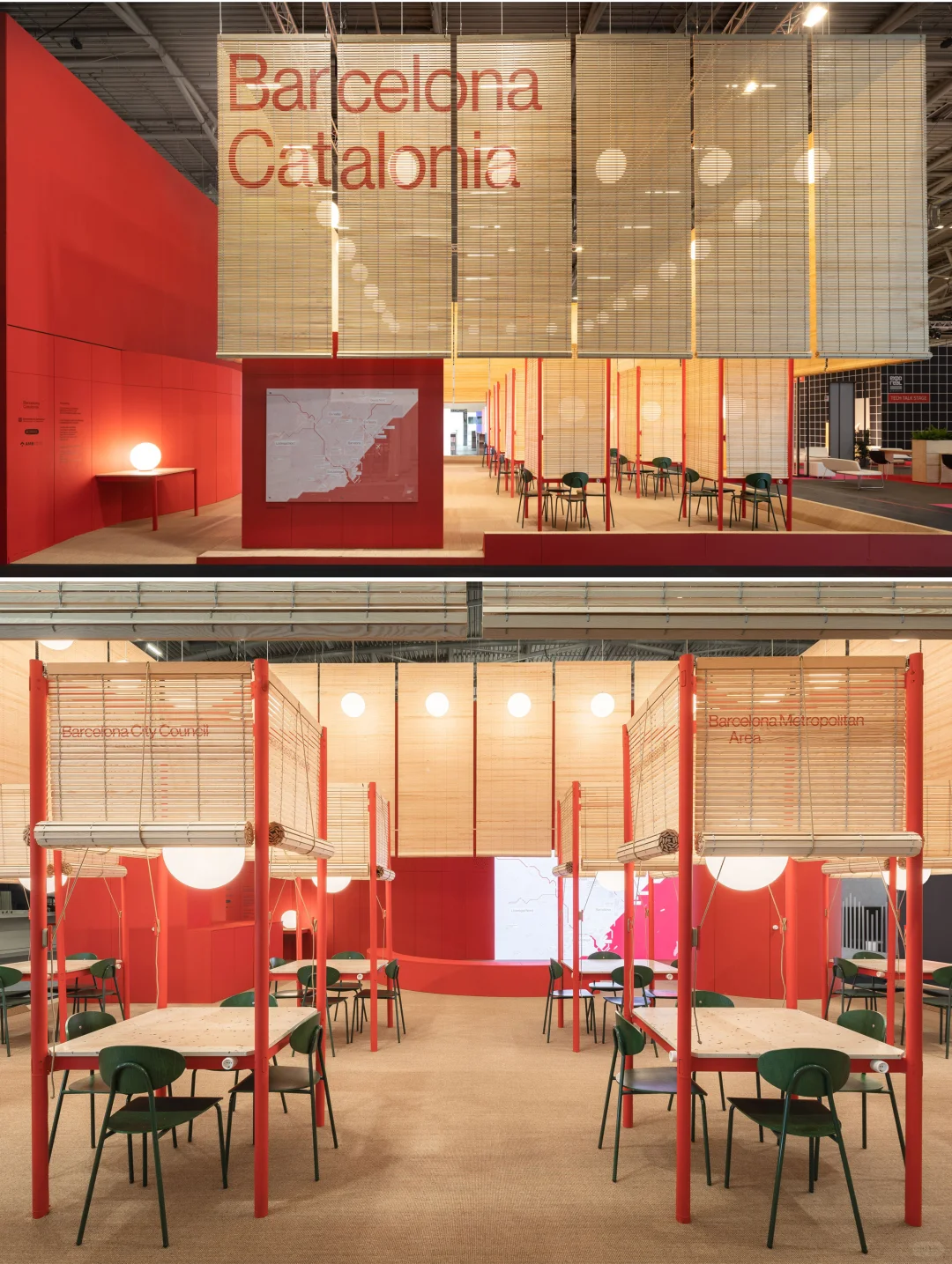 自然与热情的碰撞,红与竹的完美邂逅!