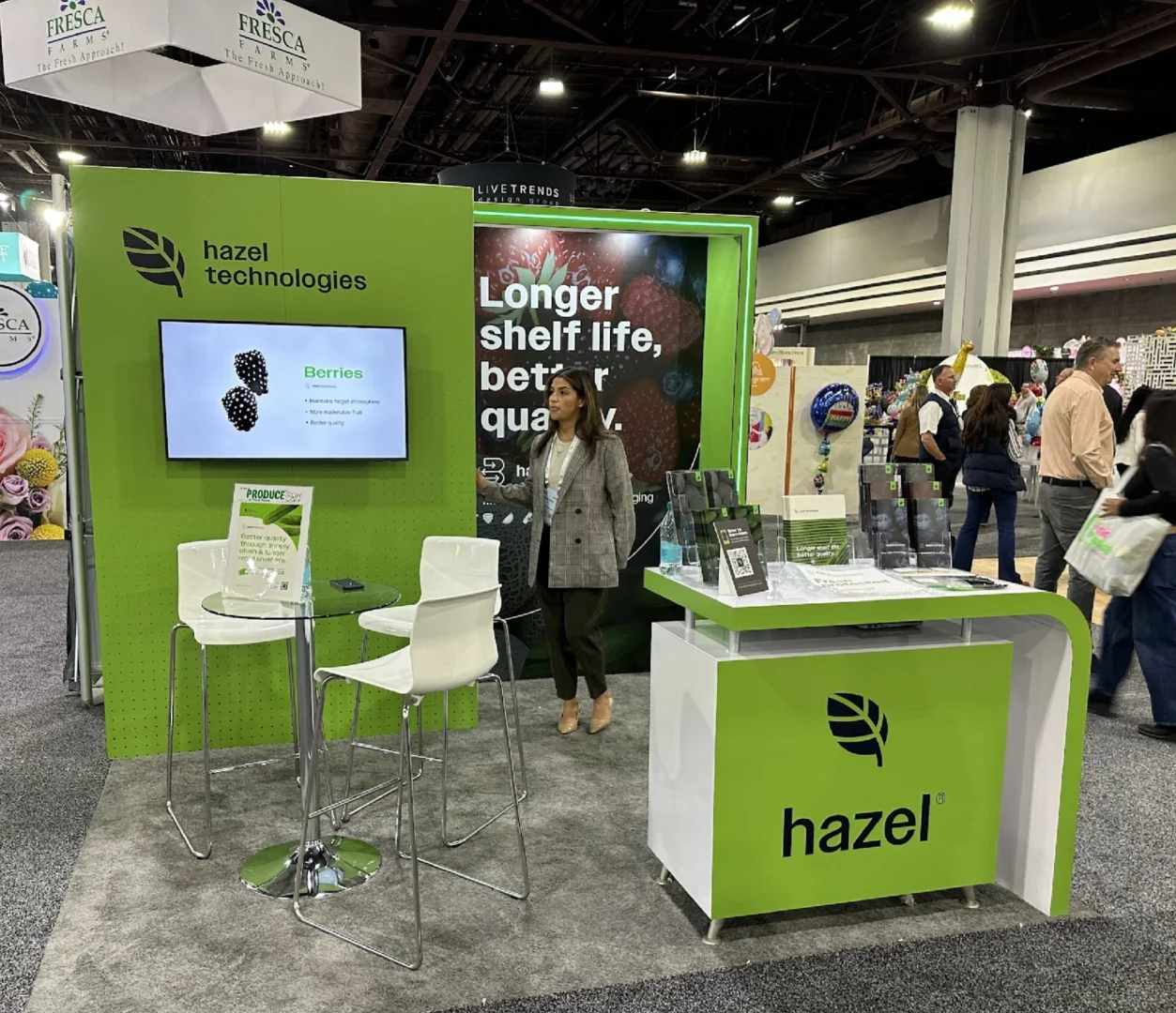 小而美的9平美国展会搭建