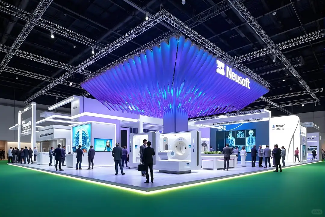 科技感爆棚的国外特装展位设计灵感