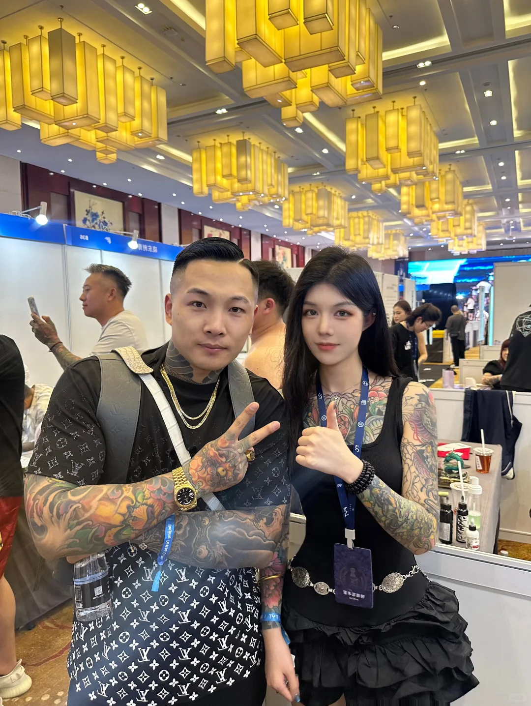 北京纹身展猜我抓到了谁