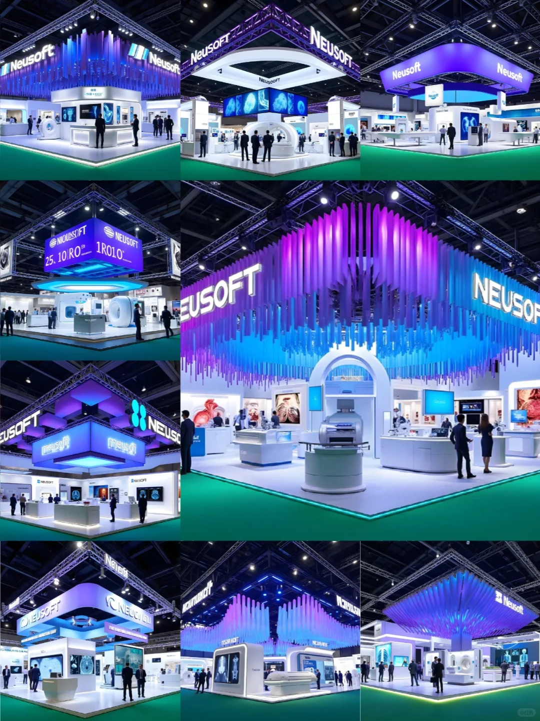 科技感爆棚的国外特装展位设计灵感