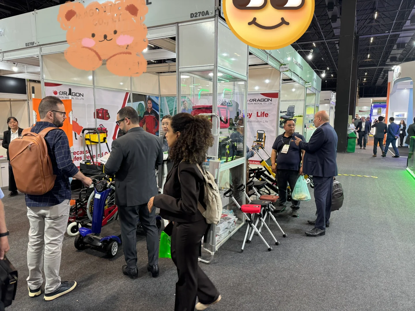 巴西展会被评银牌展商 嘿嘿