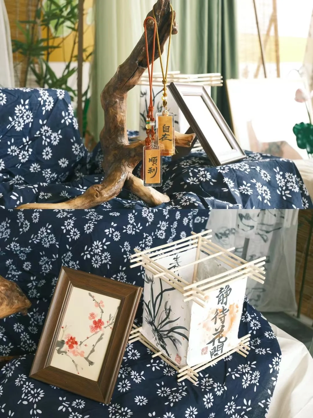 37周的孕妇美术老师也逃不了布置艺术展