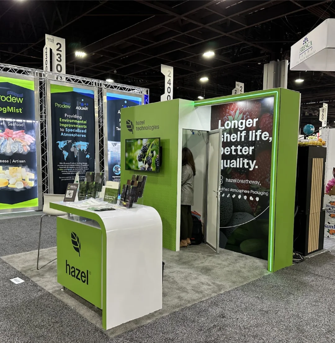 小而美的9平美国展会搭建