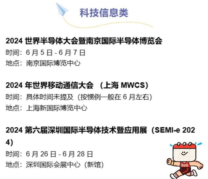 全国6月份展会排期表