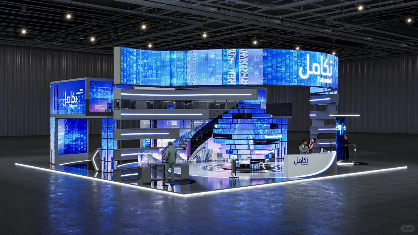 现代科技·数字展会展台 | 展厅设计分享