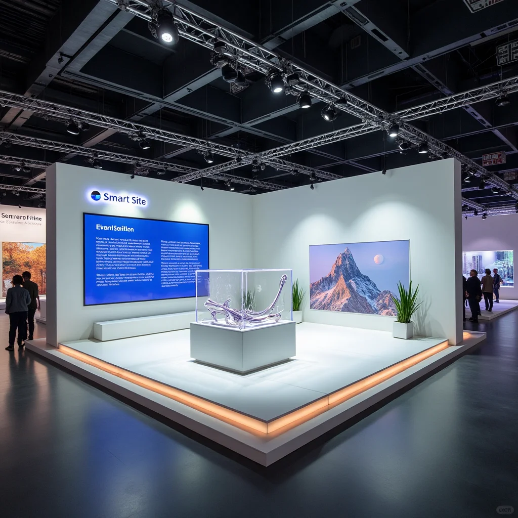 这种纯白色展台很难让人不爱吧？