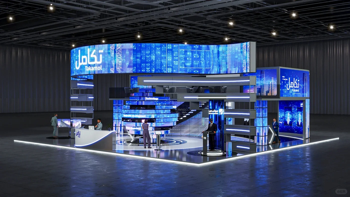 现代科技·数字展会展台 | 展厅设计分享