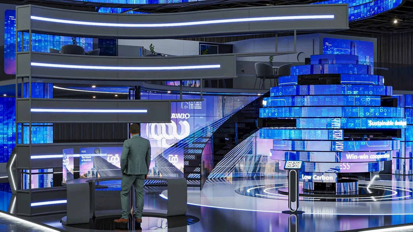 现代科技·数字展会展台 | 展厅设计分享