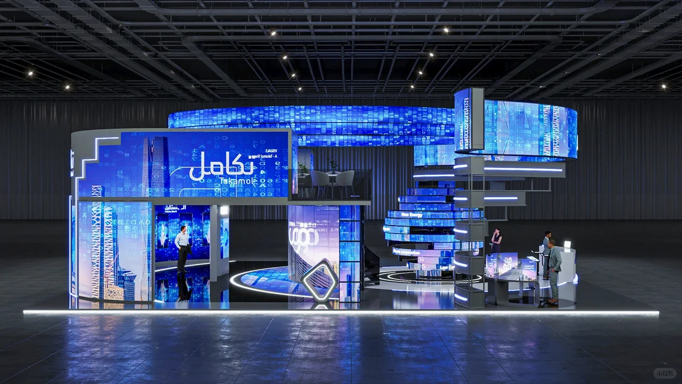 现代科技·数字展会展台 | 展厅设计分享