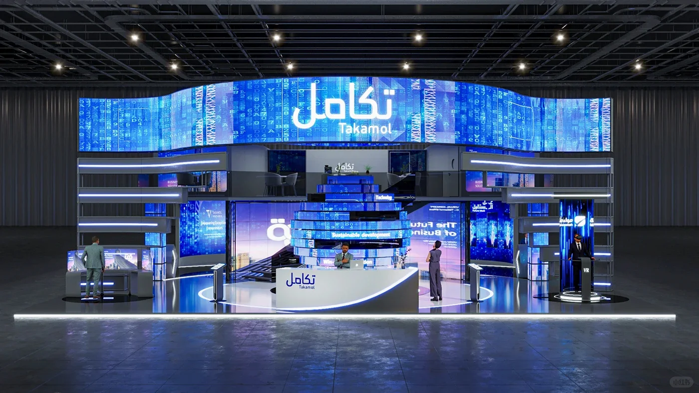 现代科技·数字展会展台 | 展厅设计分享