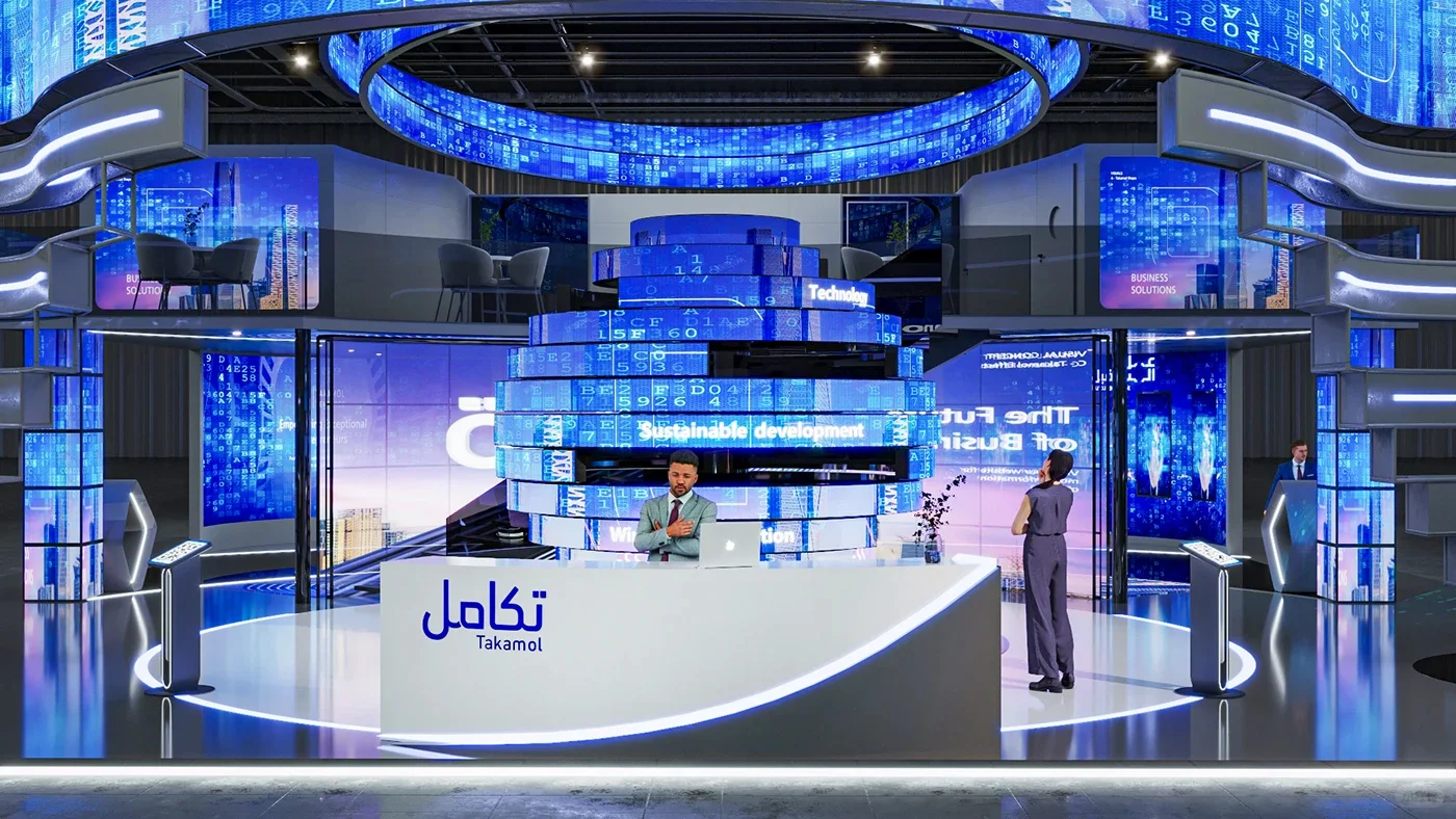 现代科技·数字展会展台 | 展厅设计分享