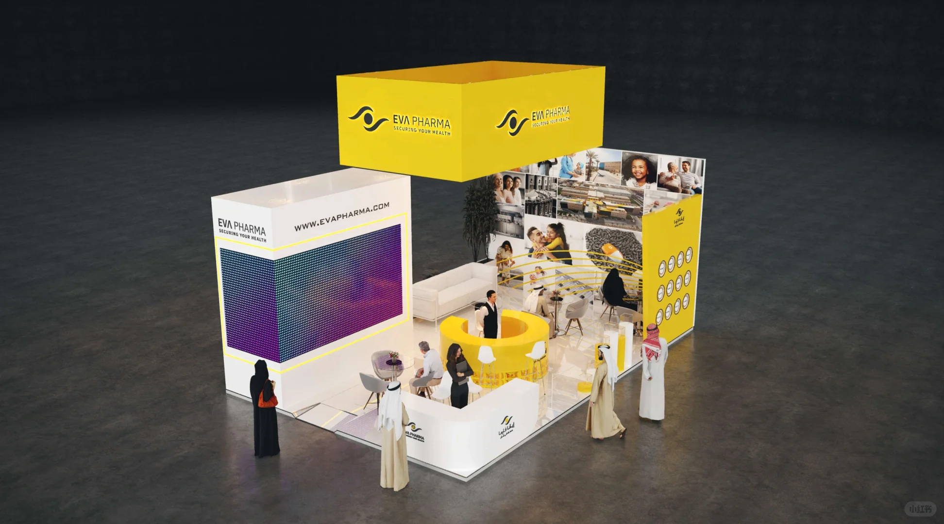 ?迪拜国际医疗科技展｜迪拜展台设计搭建?