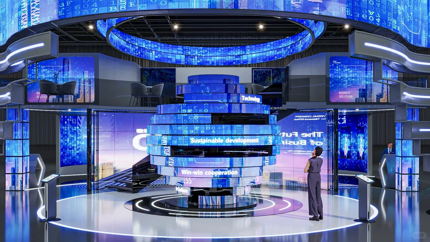 现代科技·数字展会展台 | 展厅设计分享