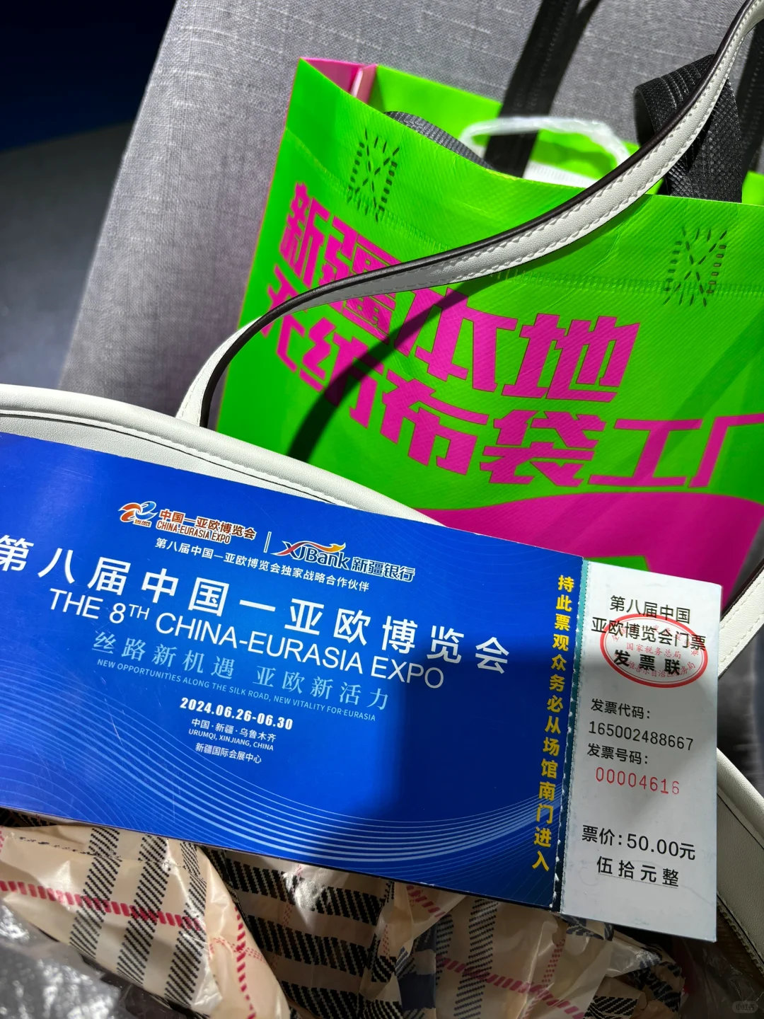 亚欧博览会逛完回来了