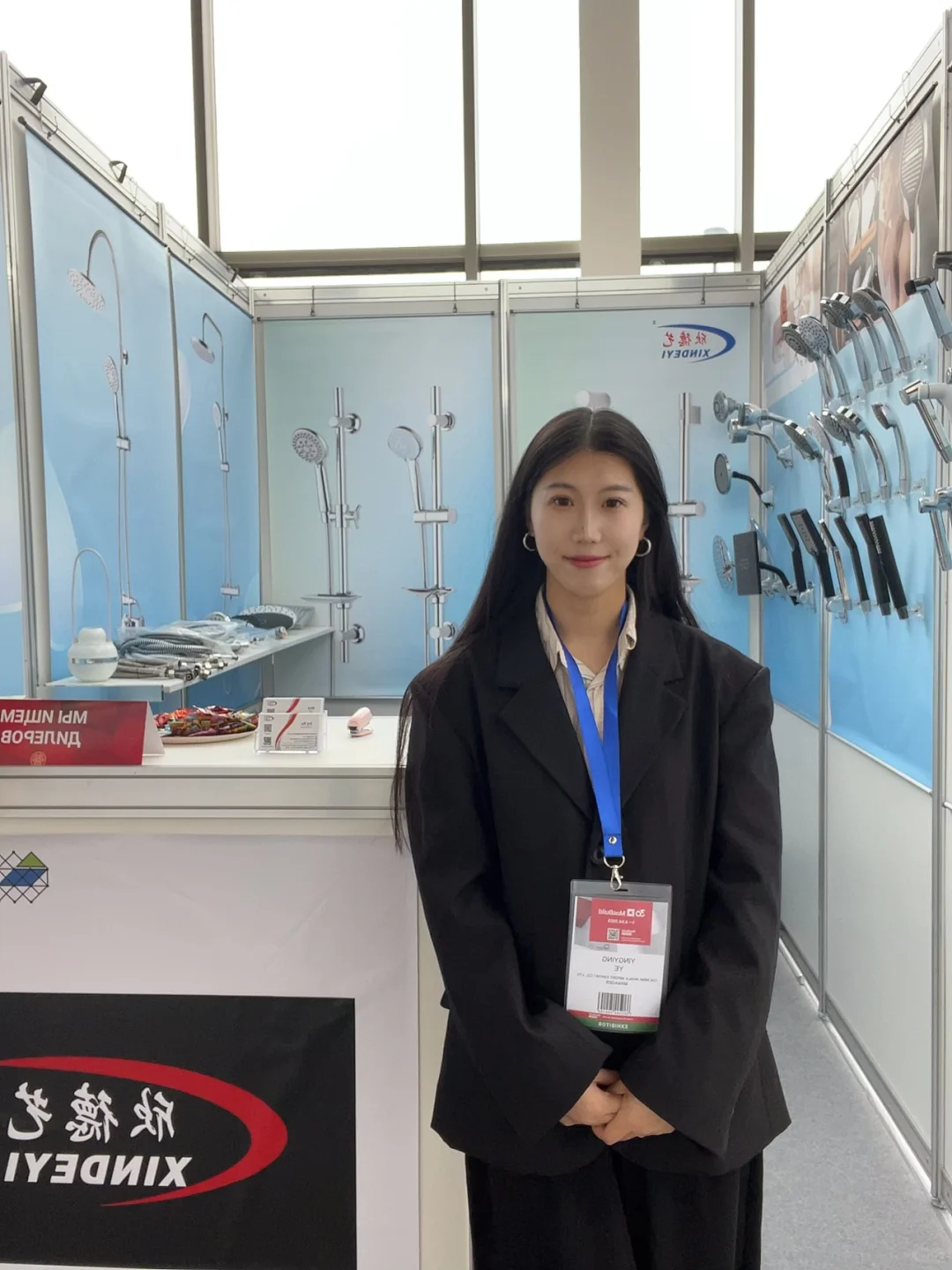 第一次来俄罗斯参展，希望有个好的开始