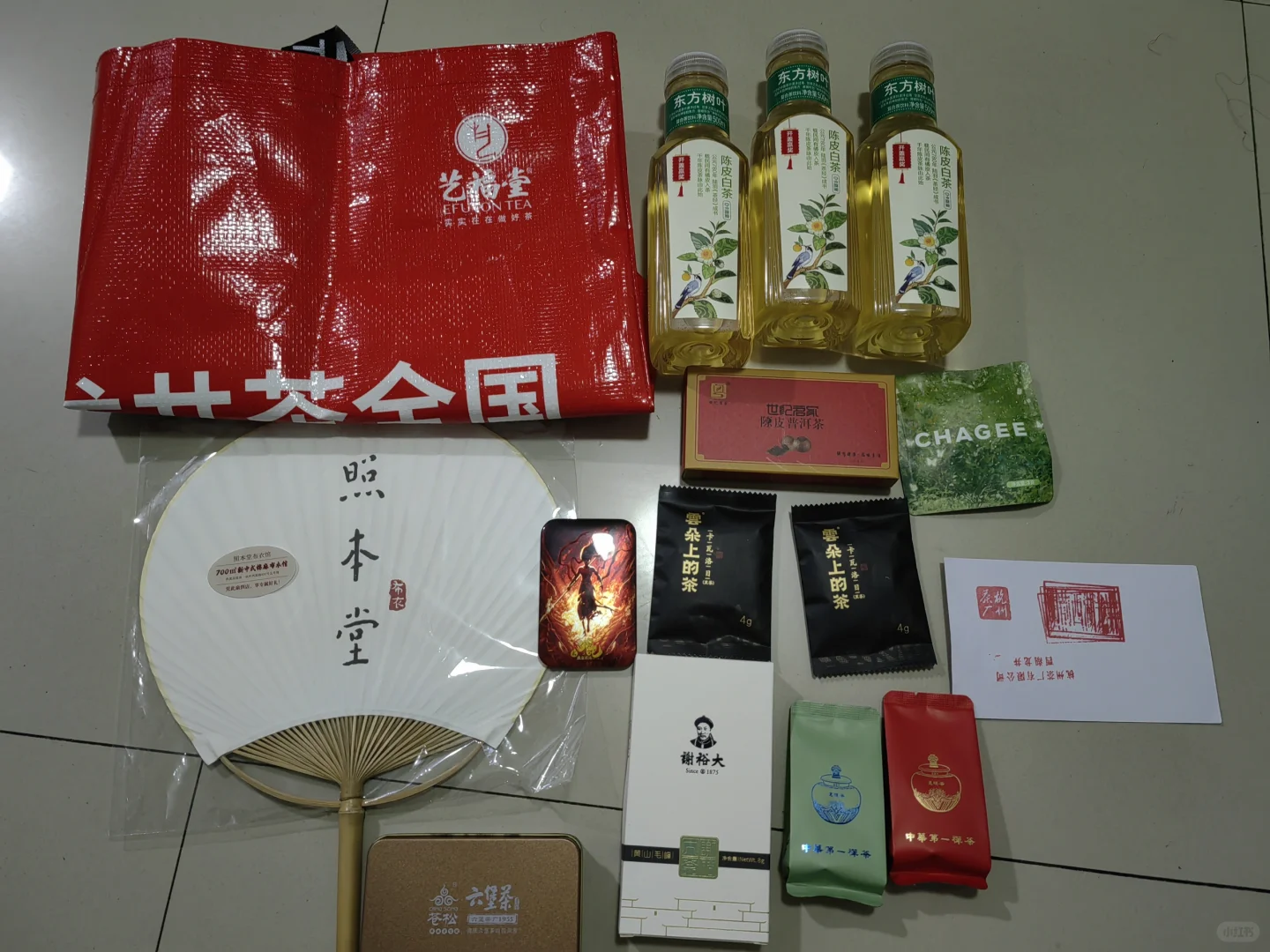 来看看我的杭州茶博会收获！