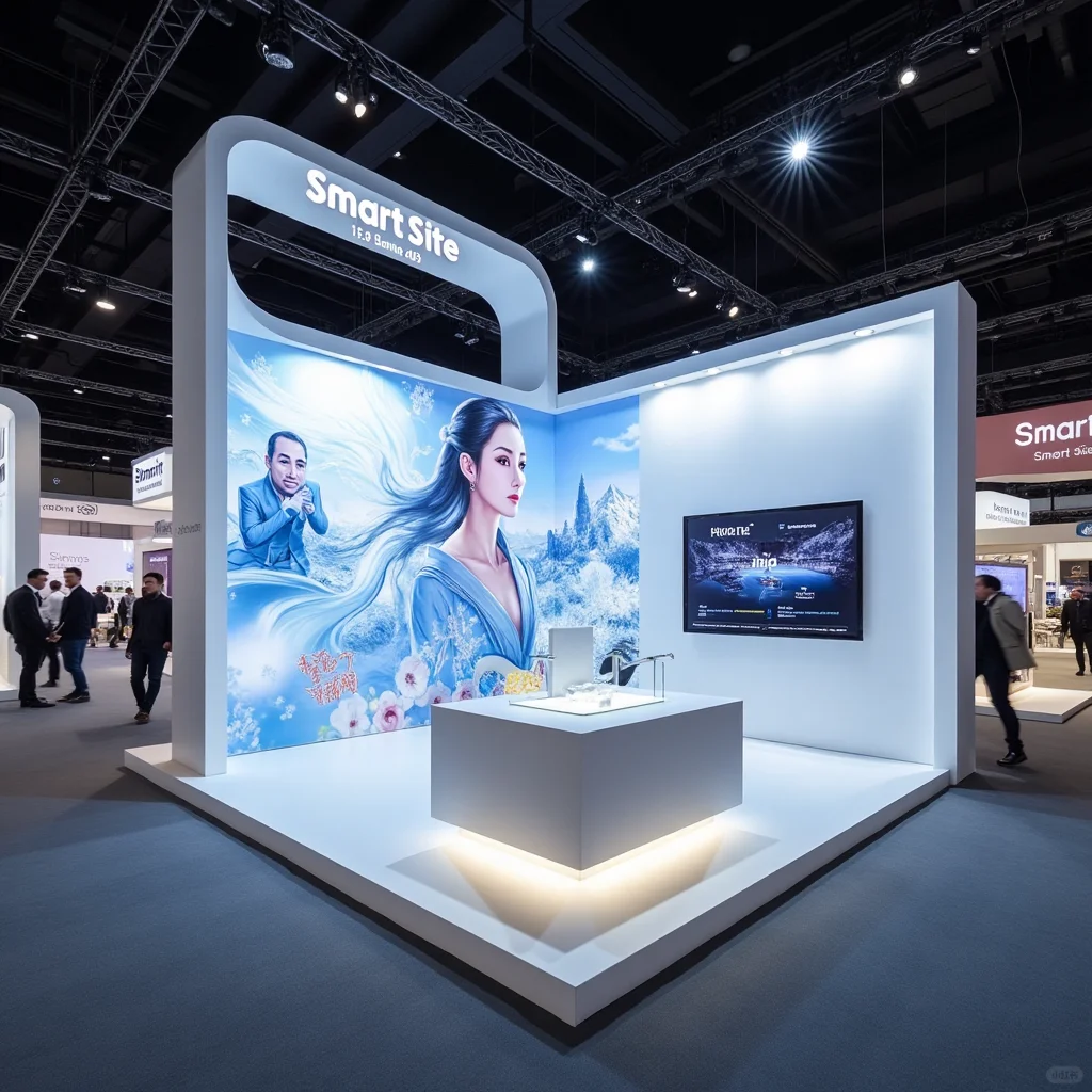 这种纯白色展台很难让人不爱吧？