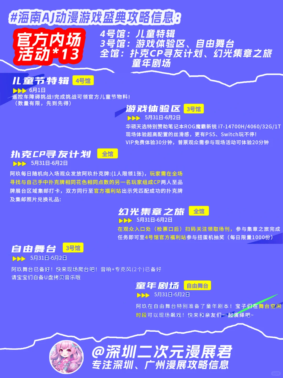 5.31-6.2 端午海南AJ漫展全部逛展攻略来了