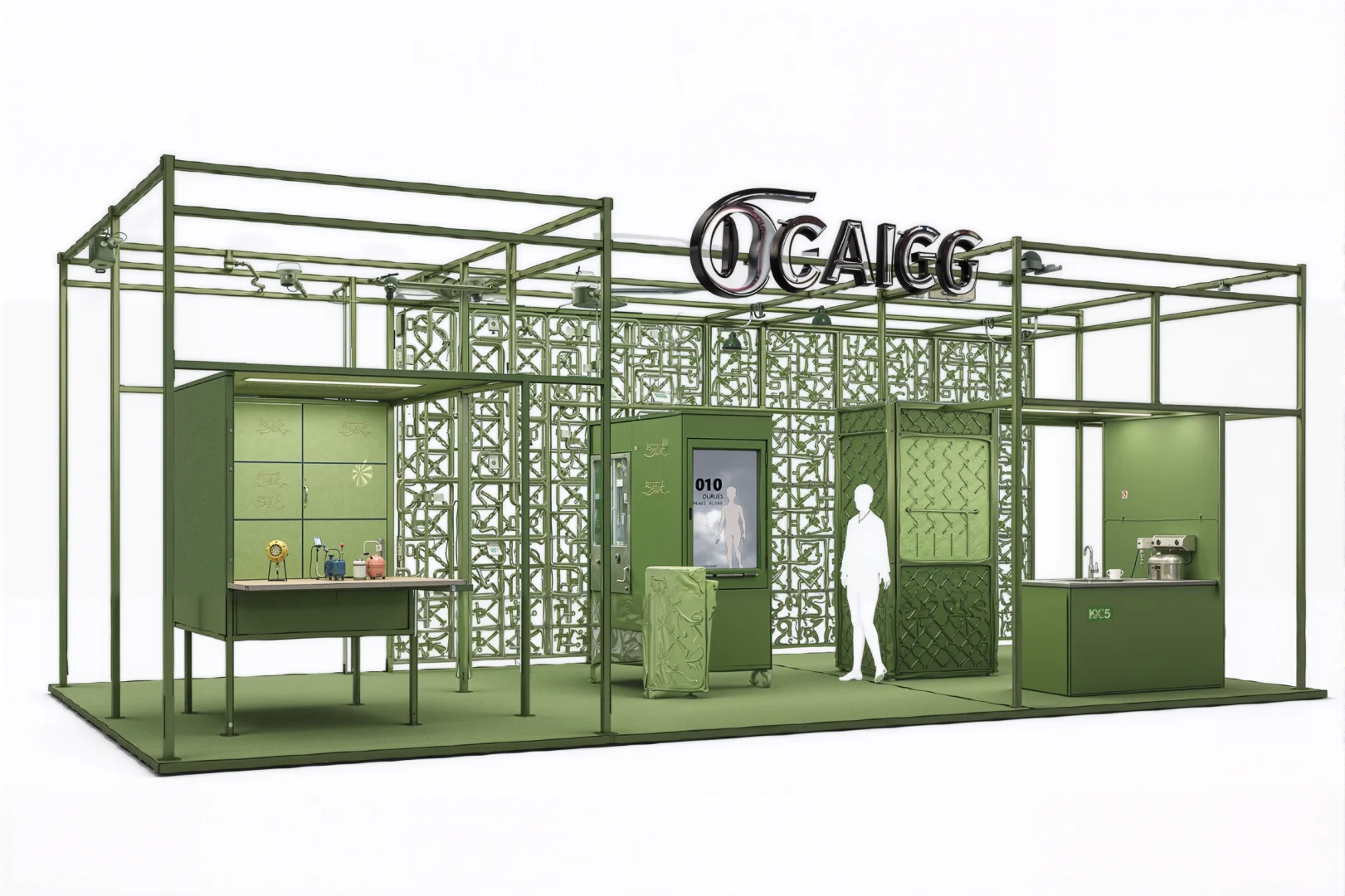 绿意编织一座空间梦境｜一座被编织的快闪店