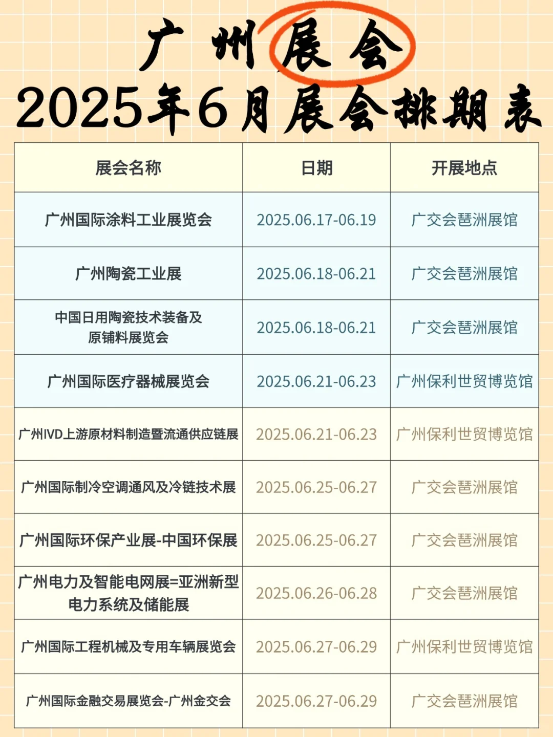 ?6月广州展会攻略指南！速来抄作业?