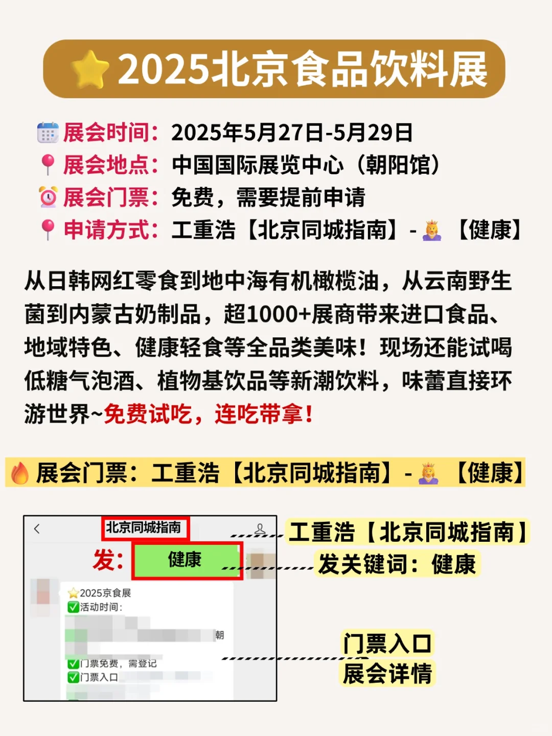 2025食品饮料展开展?北京人又幸福啦！