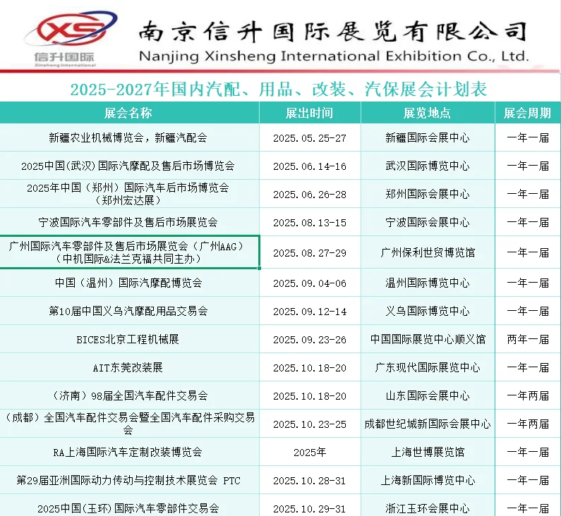 2025-2026国内矿山机械展览表