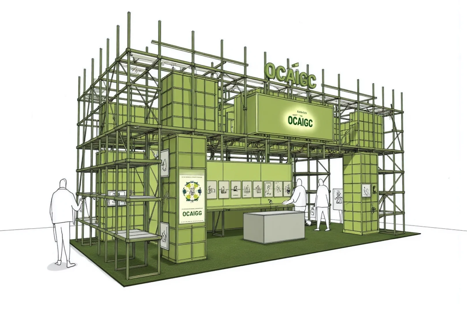 绿意编织一座空间梦境｜一座被编织的快闪店