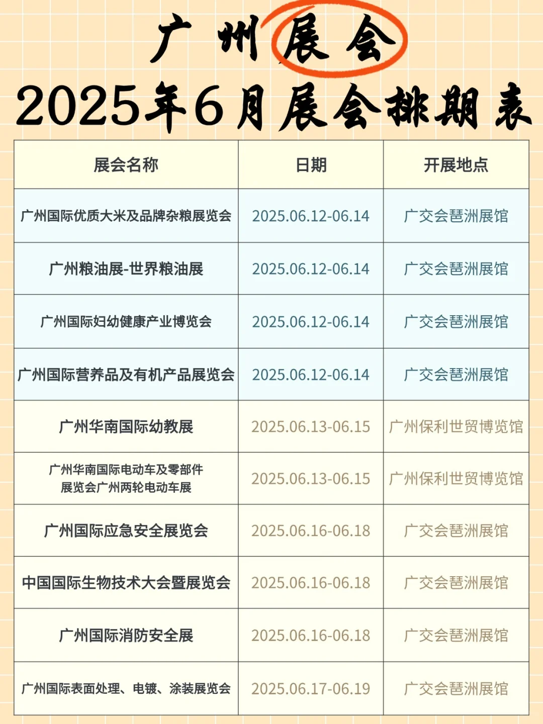 ?6月广州展会攻略指南！速来抄作业?