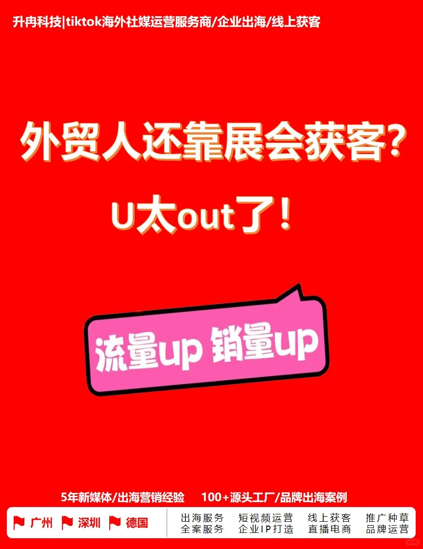 外贸人还靠展会获客？U太out了！！