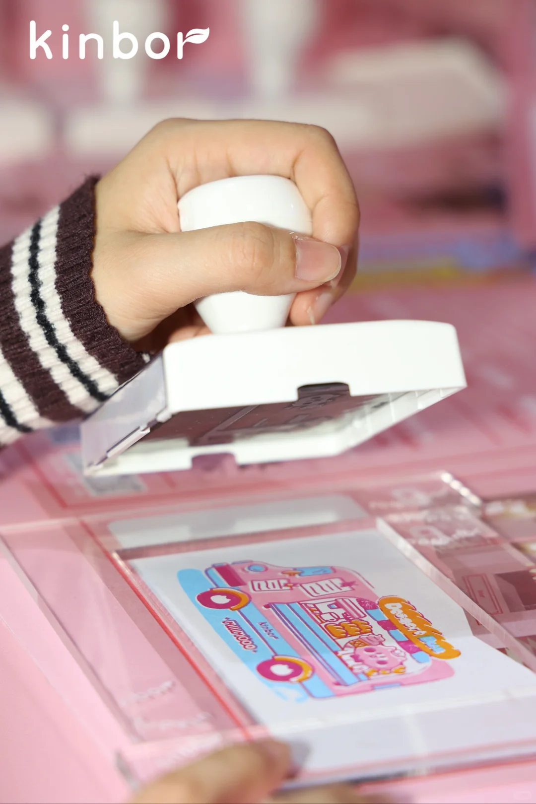 一整个可爱住！粉粉嫩嫩的kinbor也太好拍了