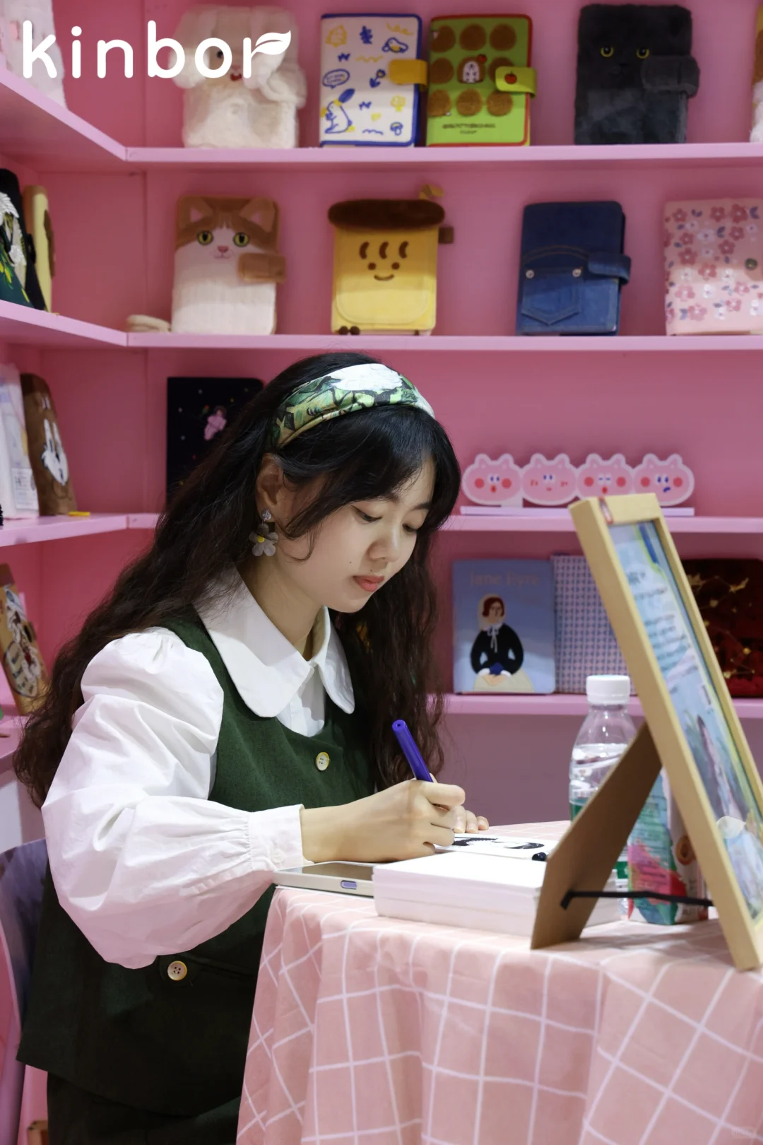 一整个可爱住！粉粉嫩嫩的kinbor也太好拍了