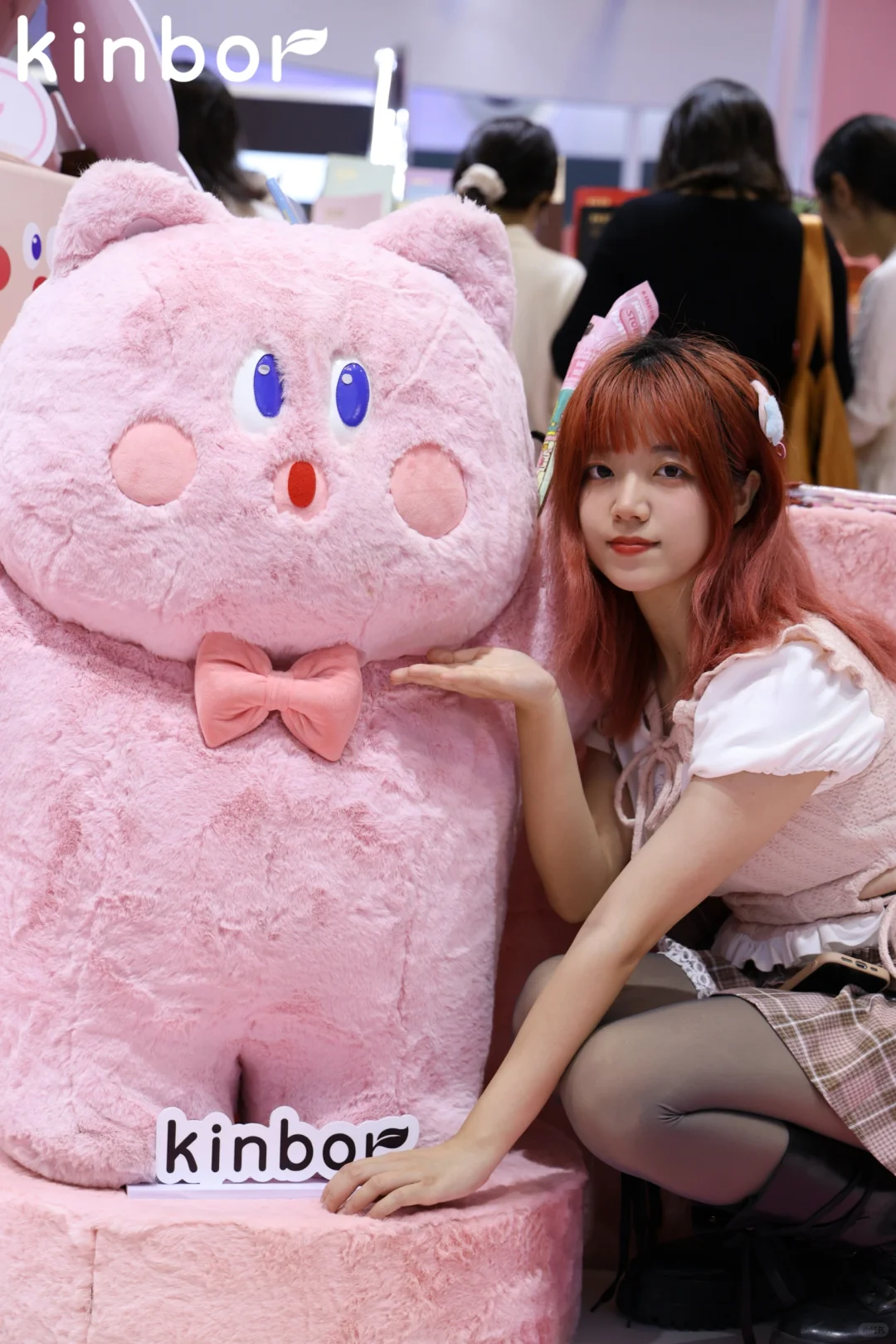 一整个可爱住！粉粉嫩嫩的kinbor也太好拍了