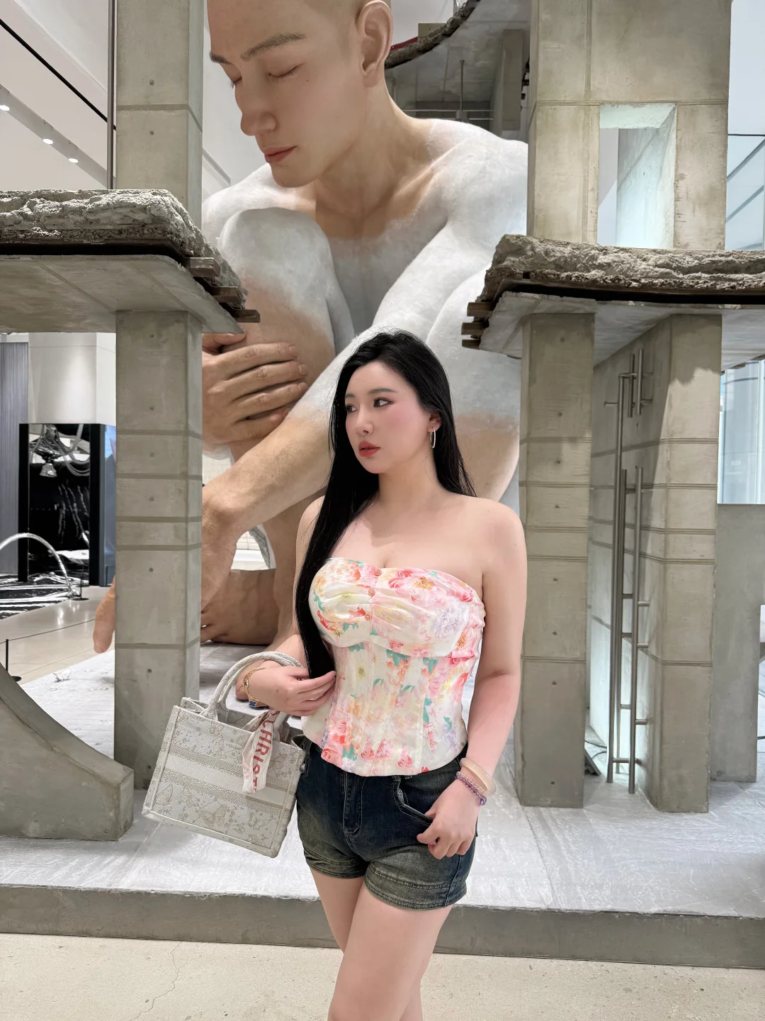 看展览打卡，打卡成功～?