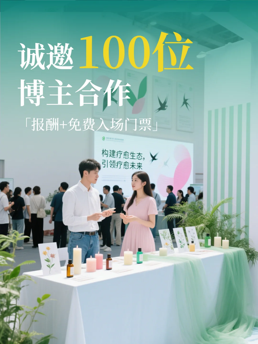 达人有请！携手疗愈博览会放票啦！