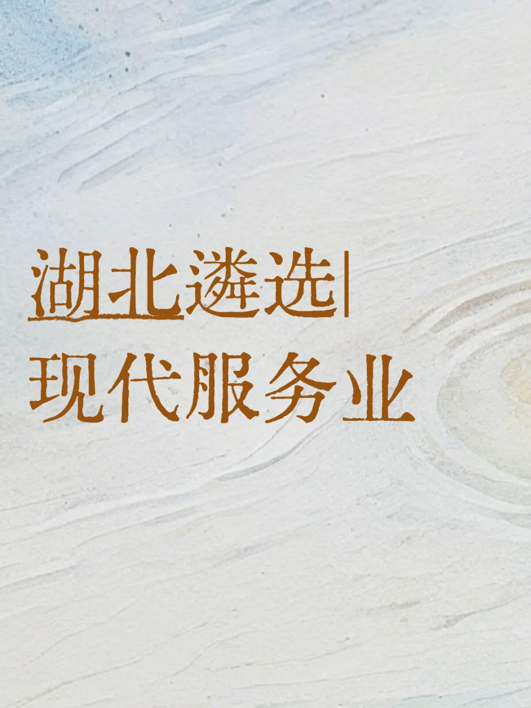 湖北遴选| 现代服务业